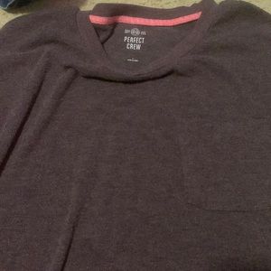Burgundy long sleeve shirt